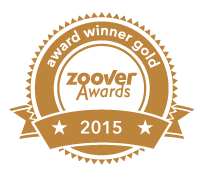 Zoover award 2015 voor de m.p.s. Salvinia